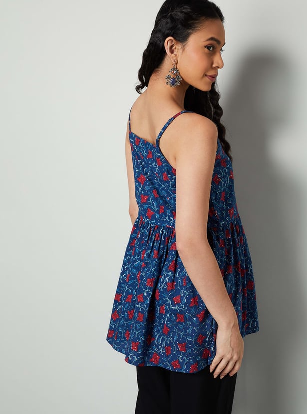 MELANGE Floral Print Kurti