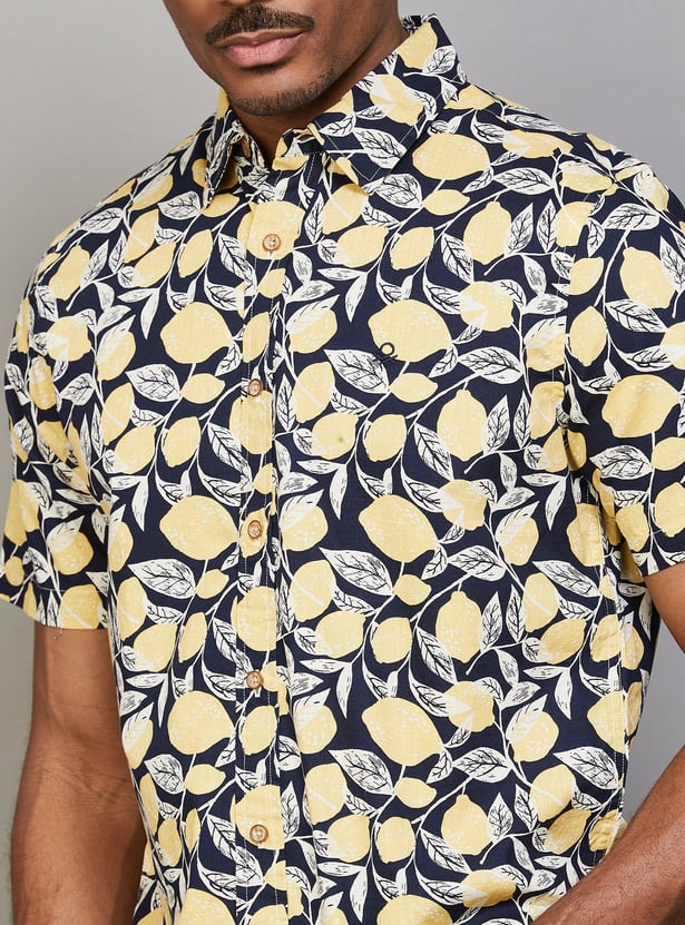 UNITED COLORS OF BENETTON Printed Regular Fit Shirt