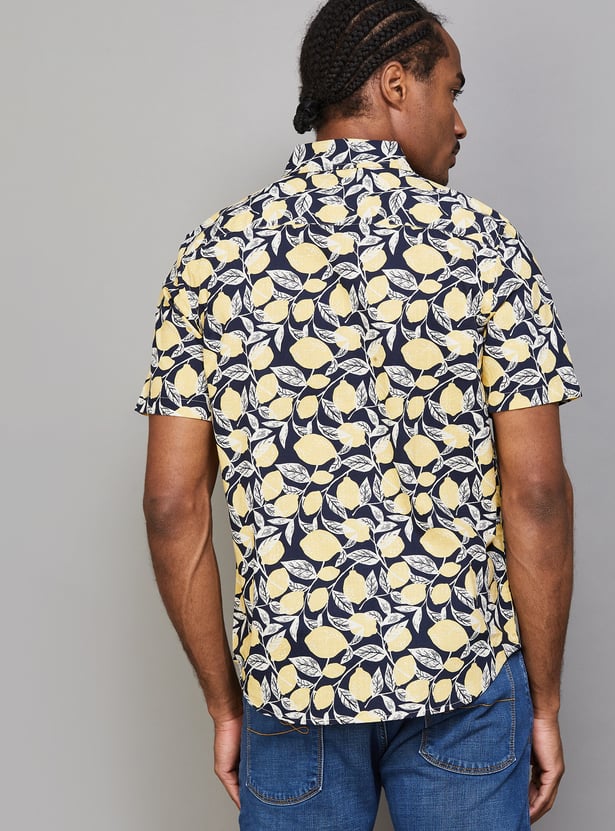 UNITED COLORS OF BENETTON Printed Regular Fit Shirt