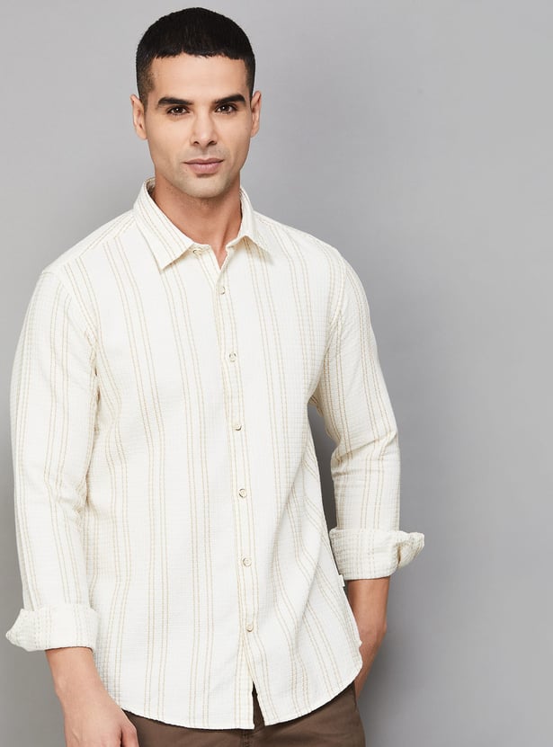 SPYKAR Striped Regular Fit Shirt