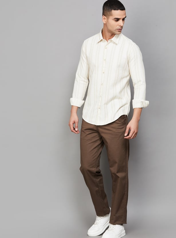 SPYKAR Striped Regular Fit Shirt