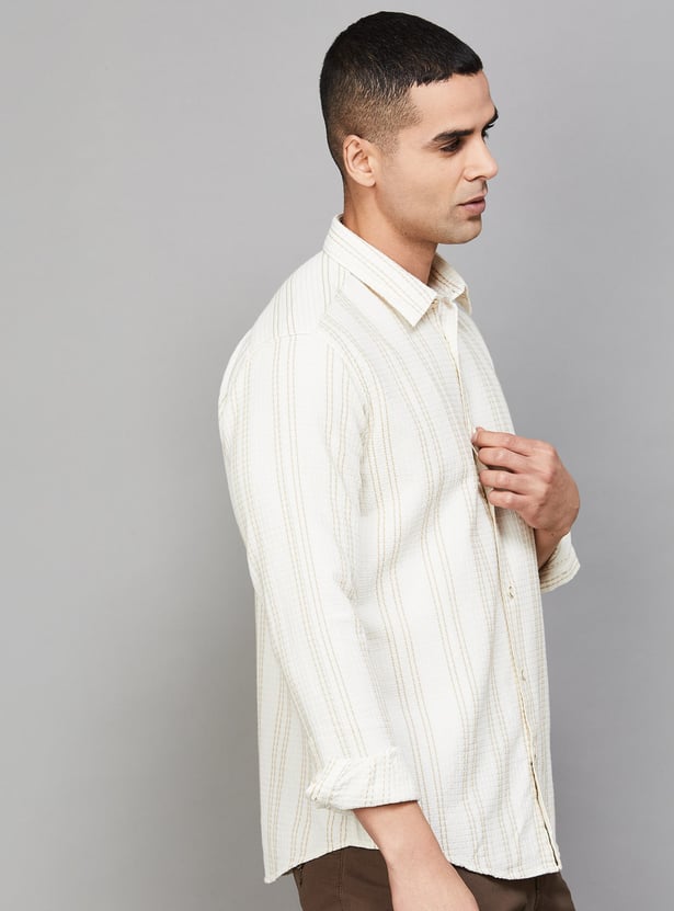 SPYKAR Striped Regular Fit Shirt