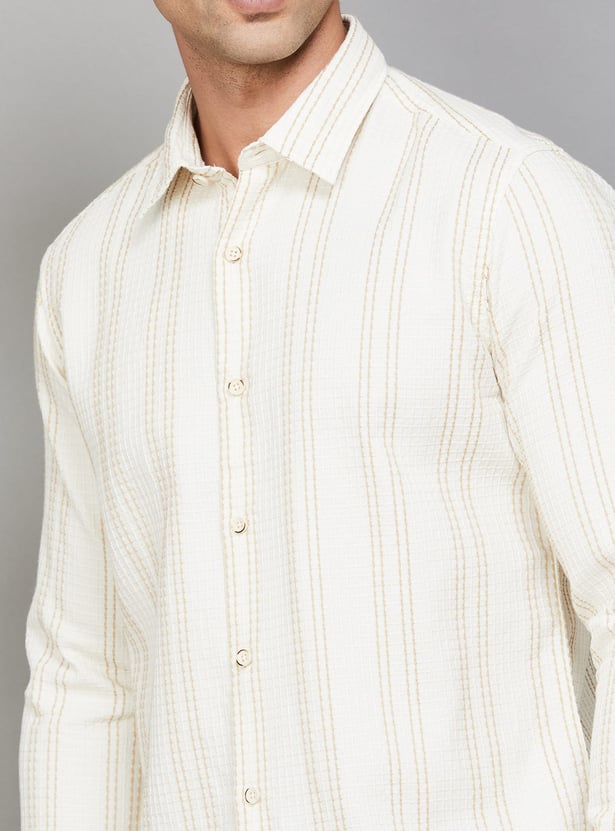SPYKAR Striped Regular Fit Shirt