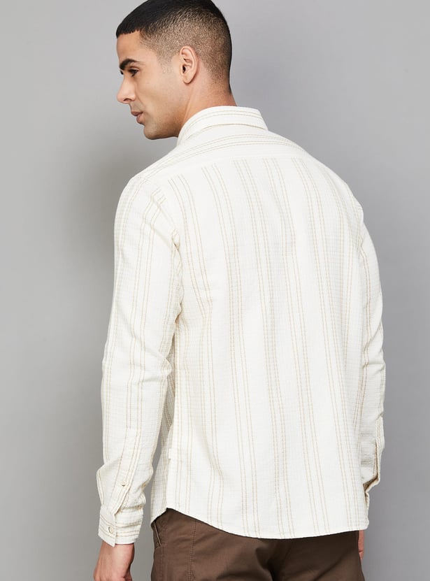SPYKAR Striped Regular Fit Shirt