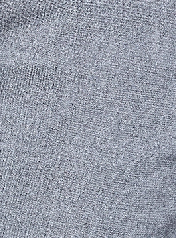 PARK AVENUE Solid Super Slim Formal Trousers