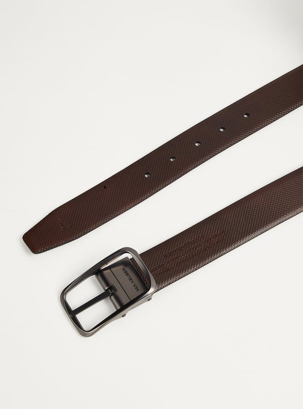 VAN HEUSEN Embossed Leather Belt