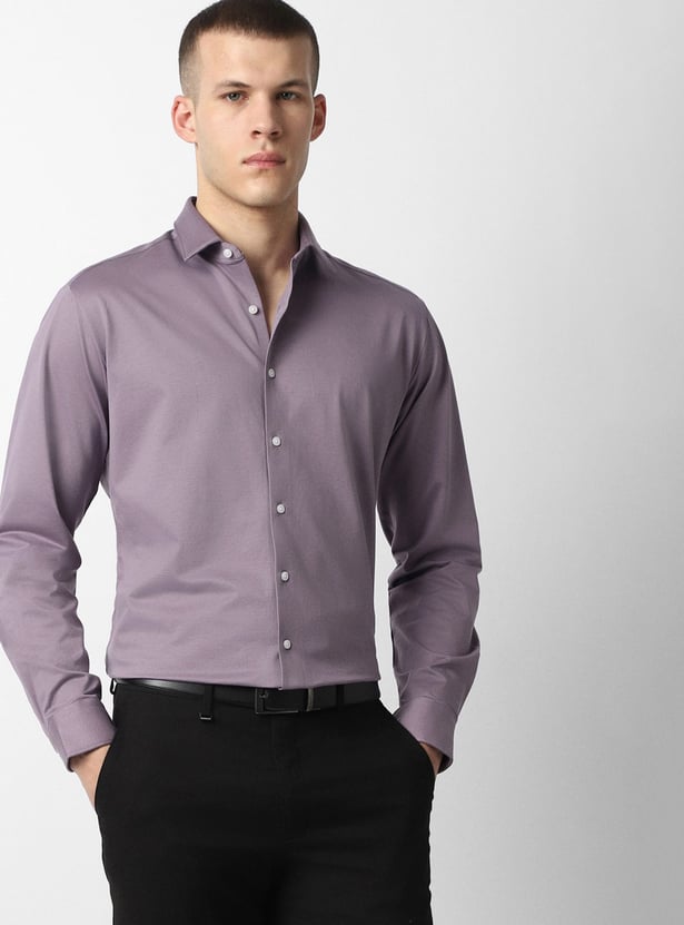 VAN HEUSEN Solid Slim Fit Formal Shirt
