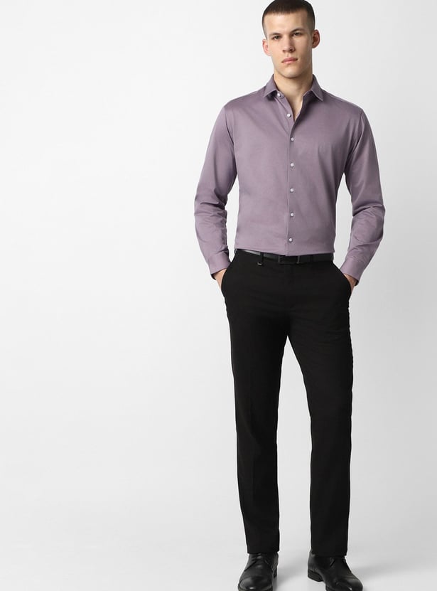 VAN HEUSEN Solid Slim Fit Formal Shirt