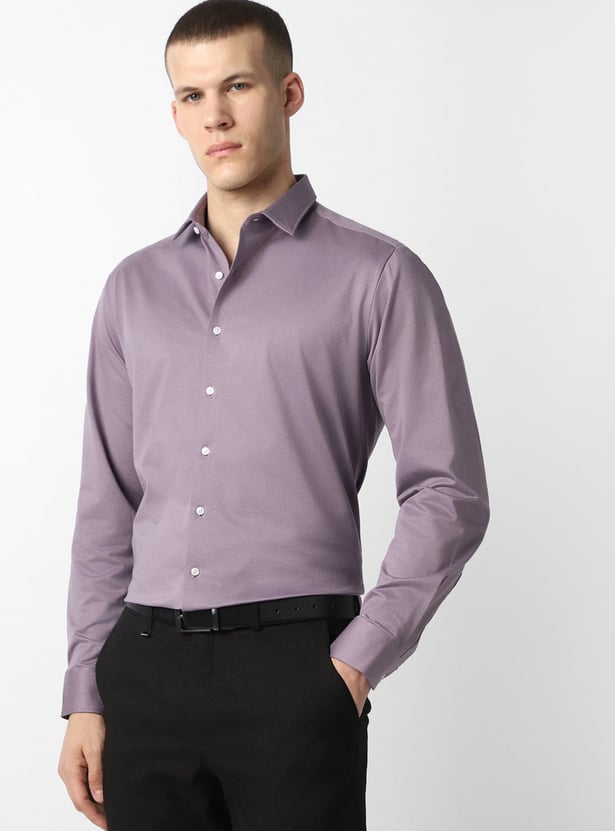 VAN HEUSEN Solid Slim Fit Formal Shirt