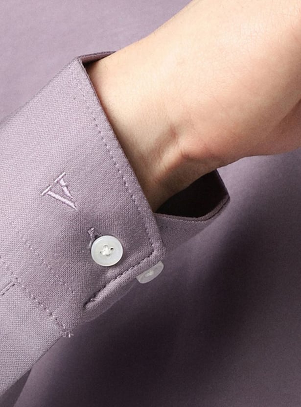 VAN HEUSEN Solid Slim Fit Formal Shirt