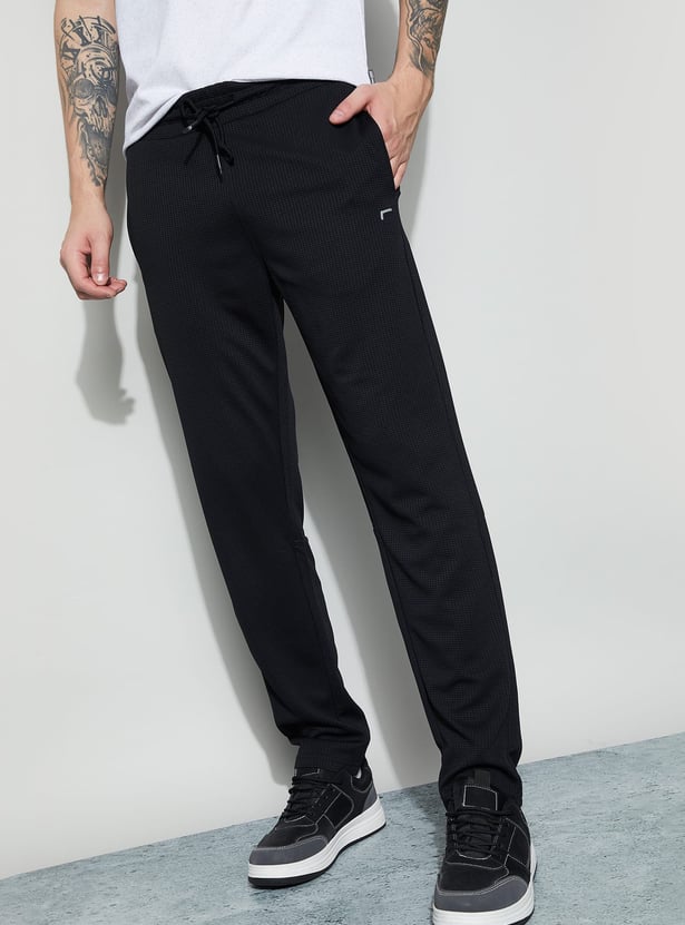 FAME FOREVER ACTIVE Textured Regular Fit Track Pants
