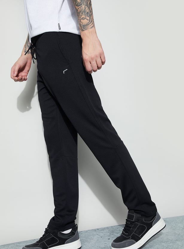 FAME FOREVER ACTIVE Textured Regular Fit Track Pants