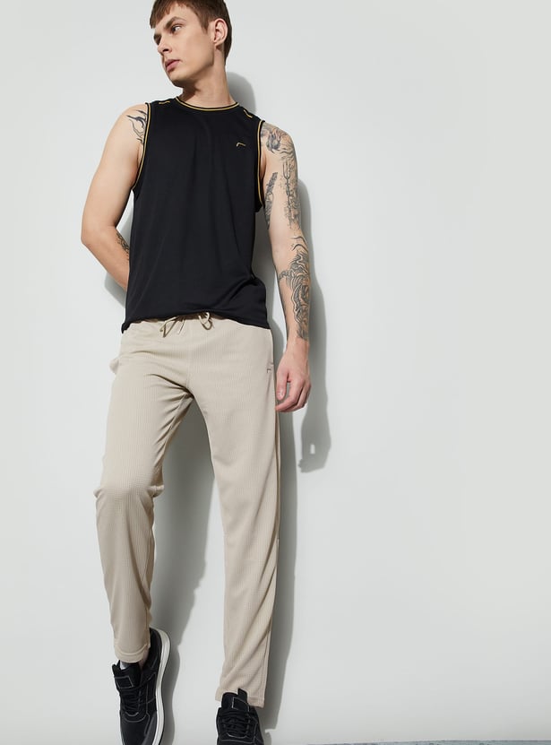 FAME FOREVER ACTIVE Textured Regular Fit Track Pants