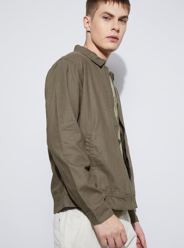 FAME FOREVER Solid Casual Jacket