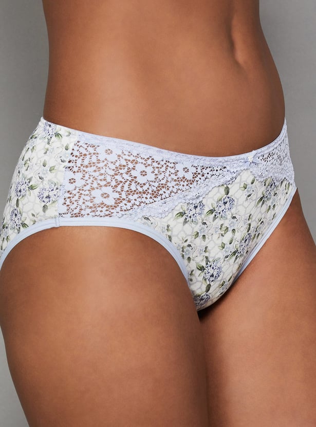 ENAMOR Floral Print Hipster Panties