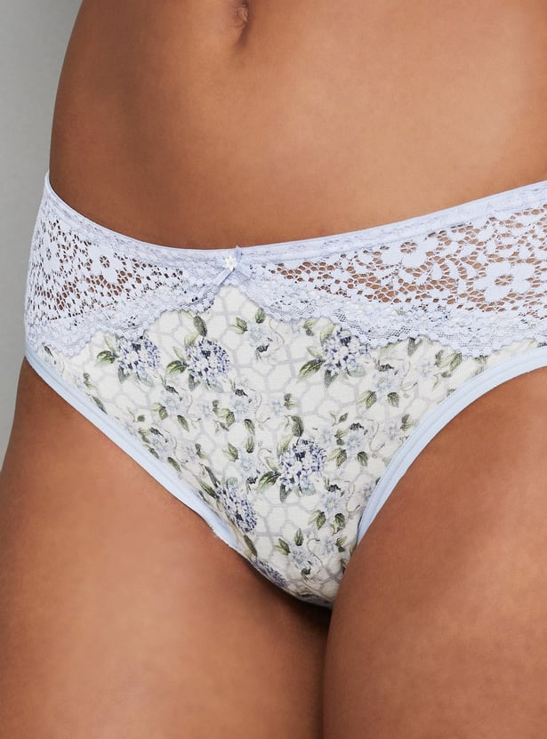 ENAMOR Floral Print Hipster Panties