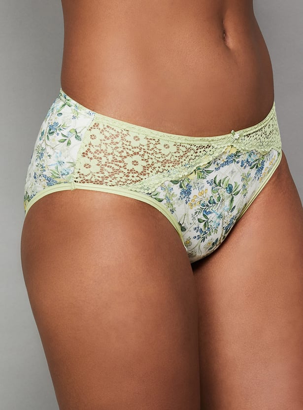 ENAMOR Floral Print Hipster Panties