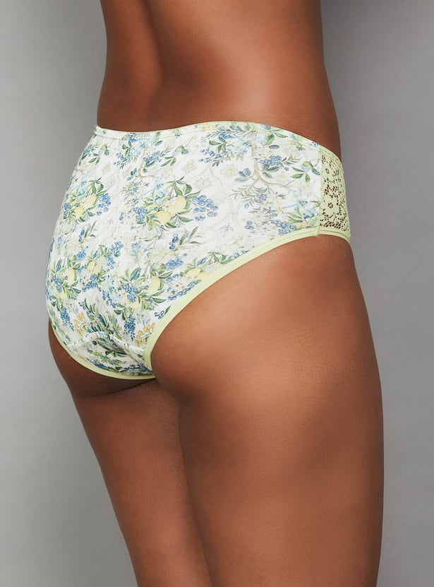 ENAMOR Floral Print Hipster Panties