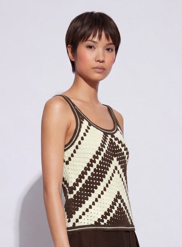 CODE Crochet Top