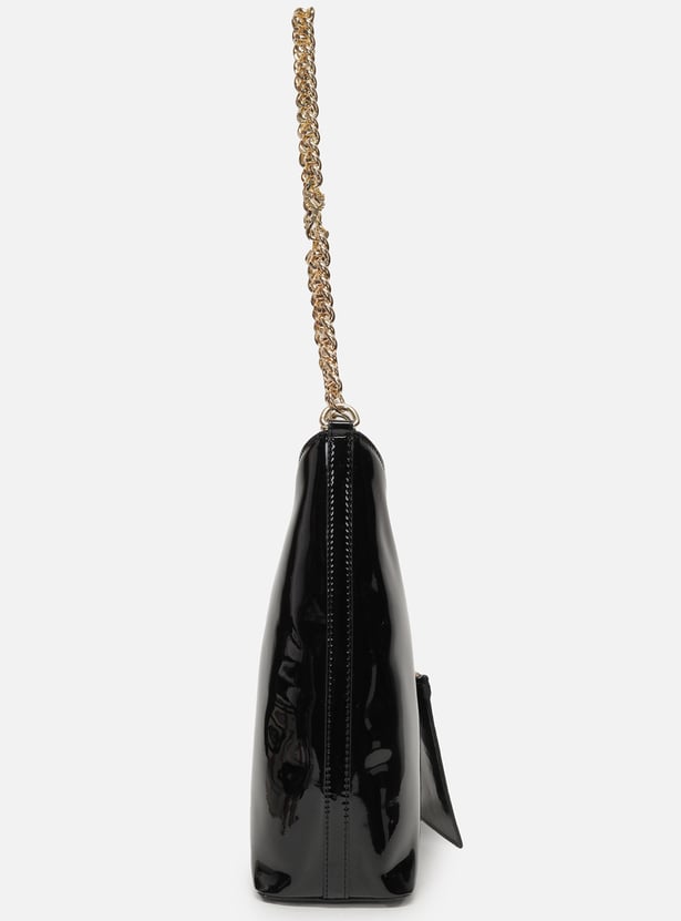 ALLEN SOLLY Solid Shoulder Bag