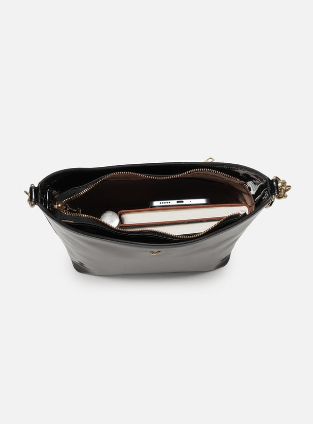 ALLEN SOLLY Solid Shoulder Bag
