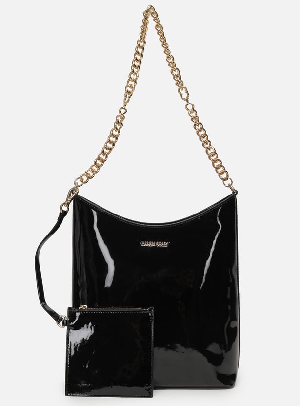 ALLEN SOLLY Solid Shoulder Bag