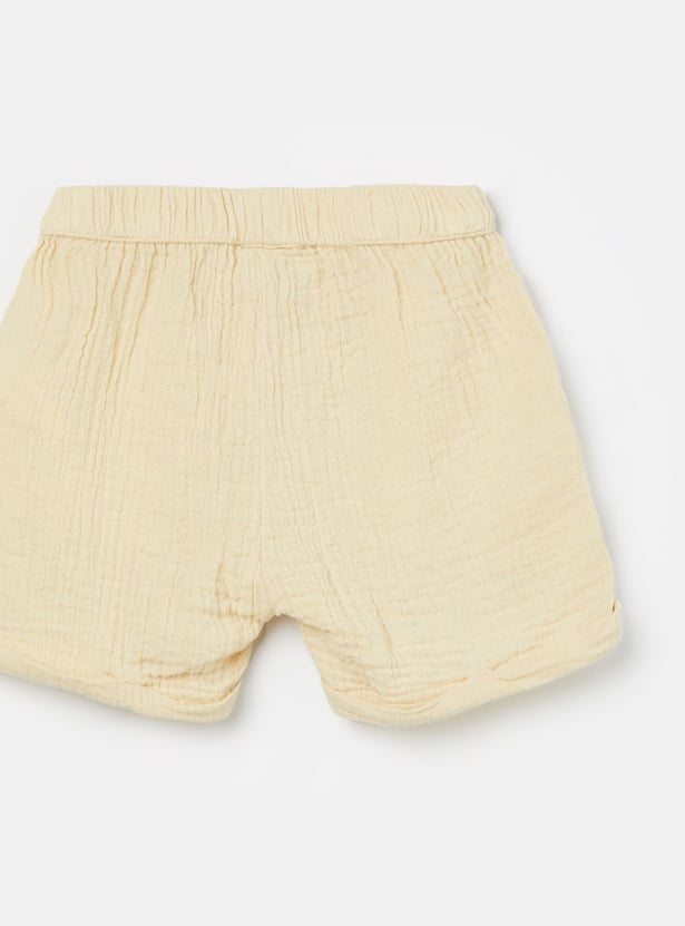FAME FOREVER Boys Textured Shorts