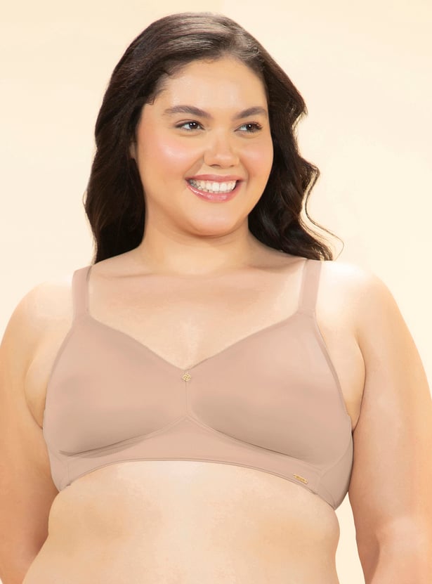 AMANTE Non-Padded Non-Wired Seamed Minimizer Bra