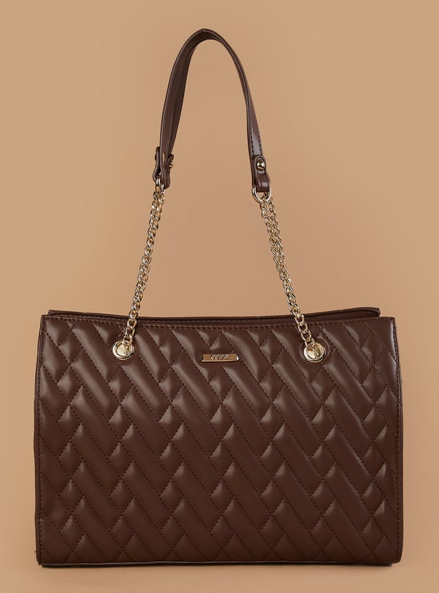 CODE Quilted Shoulder Bag