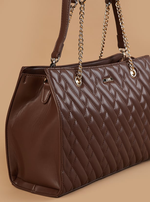 CODE Quilted Shoulder Bag