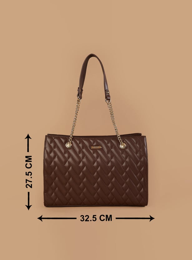 CODE Quilted Shoulder Bag