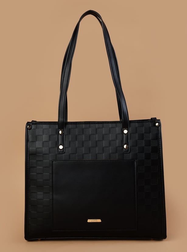 CODE Textured Shoulder Bag