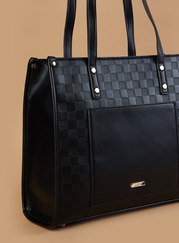 CODE Textured Shoulder Bag