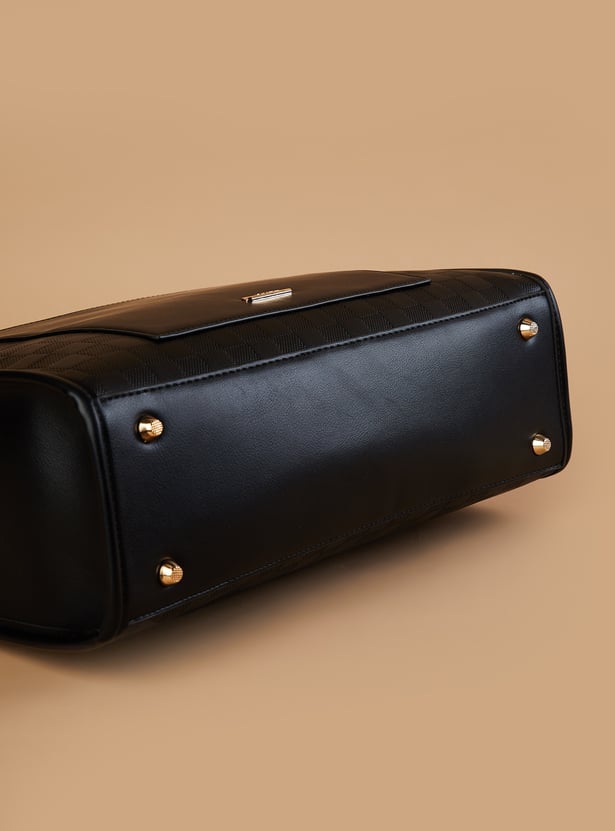 CODE Textured Shoulder Bag