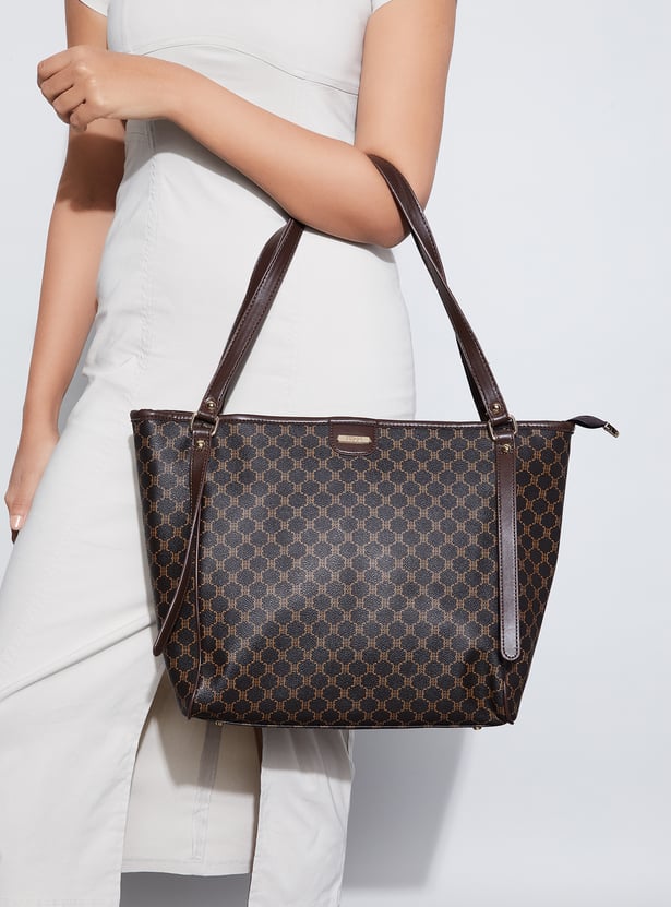 CODE Textured Shoulder Bag