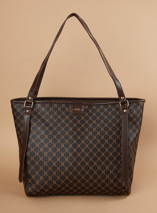 CODE Textured Shoulder Bag