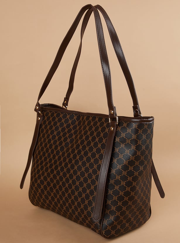 CODE Textured Shoulder Bag