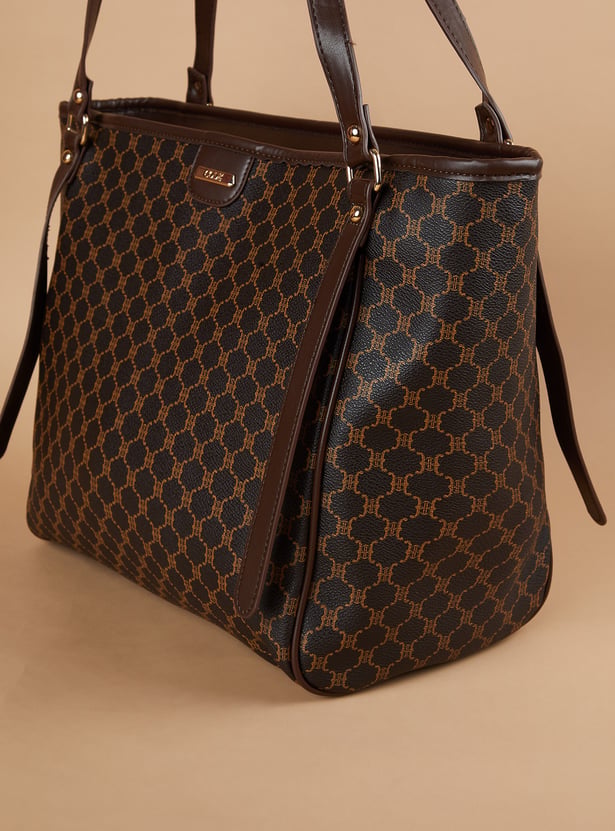 CODE Textured Shoulder Bag