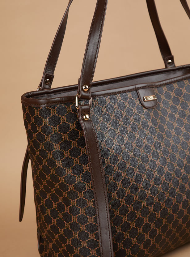 CODE Textured Shoulder Bag