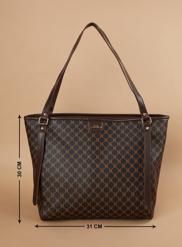 CODE Textured Shoulder Bag