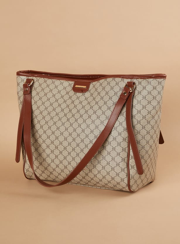 CODE Textured Shoulder Bag