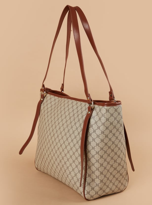 CODE Textured Shoulder Bag