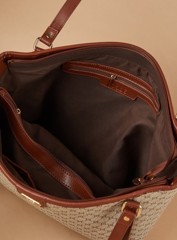 CODE Textured Shoulder Bag