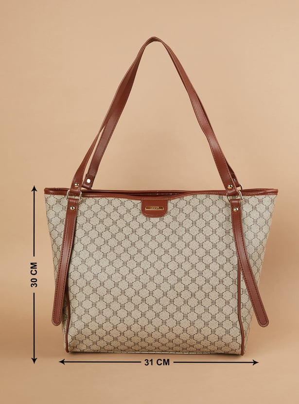 CODE Textured Shoulder Bag