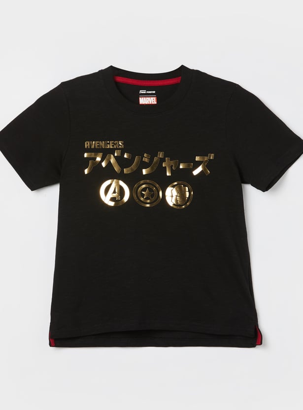 FAME FOREVER Boys Avengers Print T-shirt