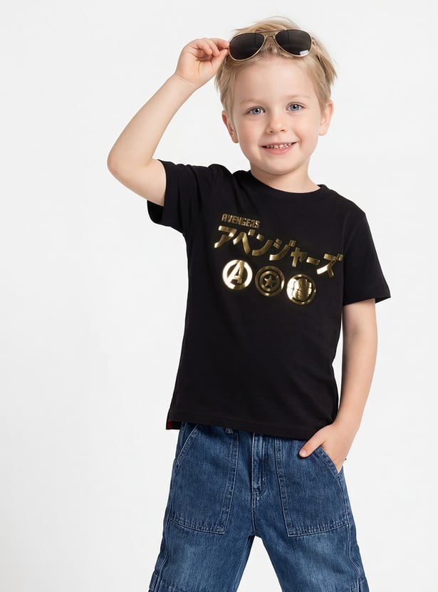 FAME FOREVER Boys Avengers Print T-shirt