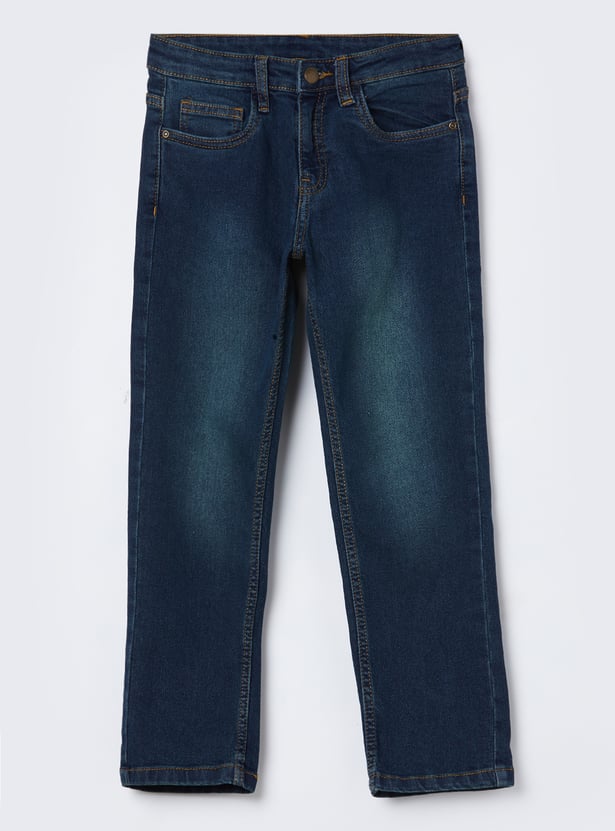 FAME FOREVER Boys Washed Jeans