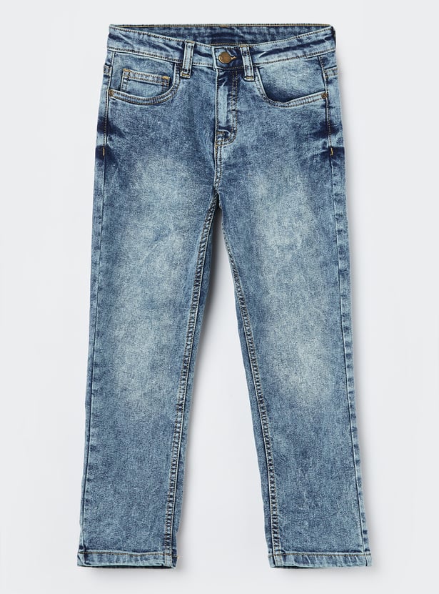 FAME FOREVER Boys Washed Jeans