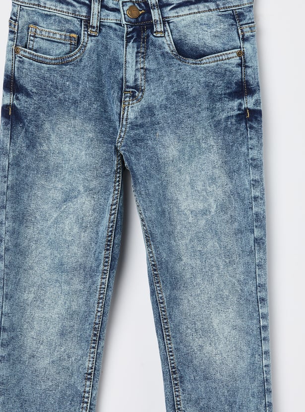 FAME FOREVER Boys Washed Jeans
