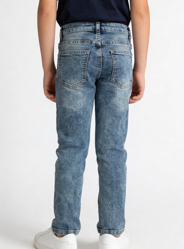 FAME FOREVER Boys Washed Jeans